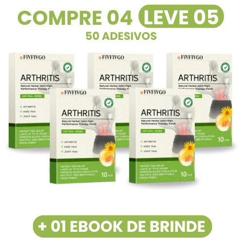 Arthritis™ – Adesivo para Articulações - Mania das CoisasArthritis™ – Adesivo para ArticulaçõesMania das Coisas