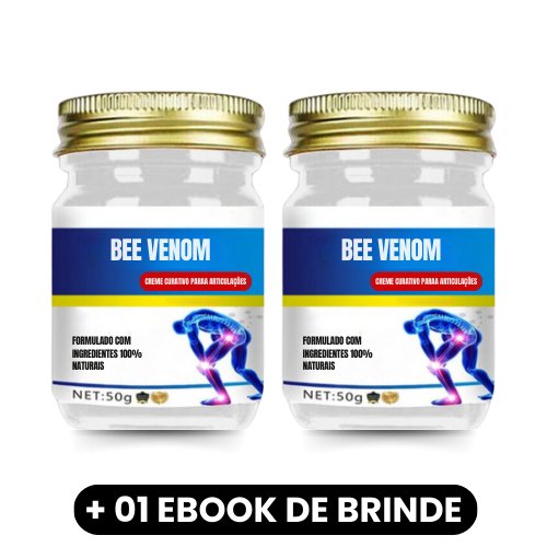 Bee Venom - Creme Curativo para Articulações - Mania das CoisasBee Venom - Creme Curativo para ArticulaçõesMania das Coisas