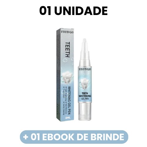 GelPen™ - Caneta Gel Branqueadora Dentária - Mania das CoisasGelPen™ - Caneta Gel Branqueadora DentáriaMania das Coisas