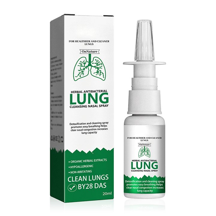 LUNG - Spray Nasal Antibacteriano de Limpeza Pulmonar - Mania das CoisasLUNG - Spray Nasal Antibacteriano de Limpeza PulmonarMania das Coisas