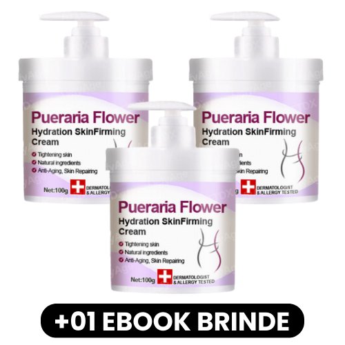 Pueraria Flower - Creme Firmador para Pele - Mania das CoisasPueraria Flower - Creme Firmador para PeleMania das Coisas