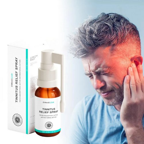 Tinnitus – Spray para Dores no Ouvido - Mania das CoisasTinnitus – Spray para Dores no OuvidoMania das Coisas