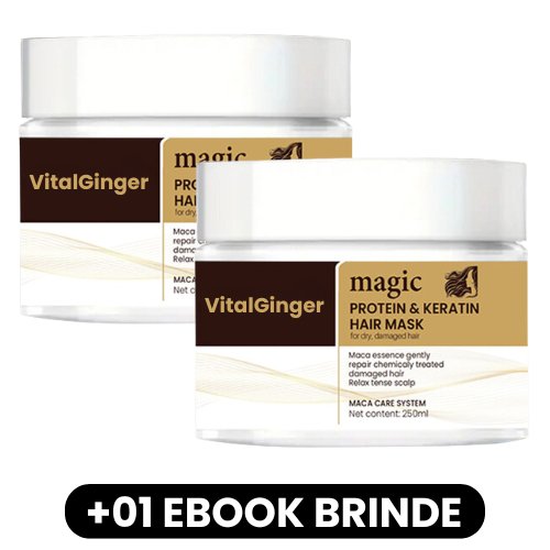 VitalGinger - Condicionador Reparador de Colágeno - Mania das CoisasVitalGinger - Condicionador Reparador de ColágenoMania das Coisas